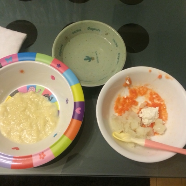 離乳食中期 じゃがいもトマトカッテージチーズ レシピ 作り方 By Osakicchi 楽天レシピ 離乳食中期 じゃがいもトマトカッテージチーズ レシピ 作り方 By Osakicchi 楽天レシピ
